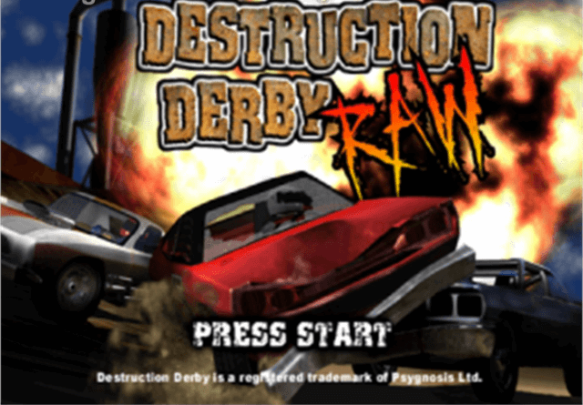 Destruction Derby Raw screenshot 3 for Playstation